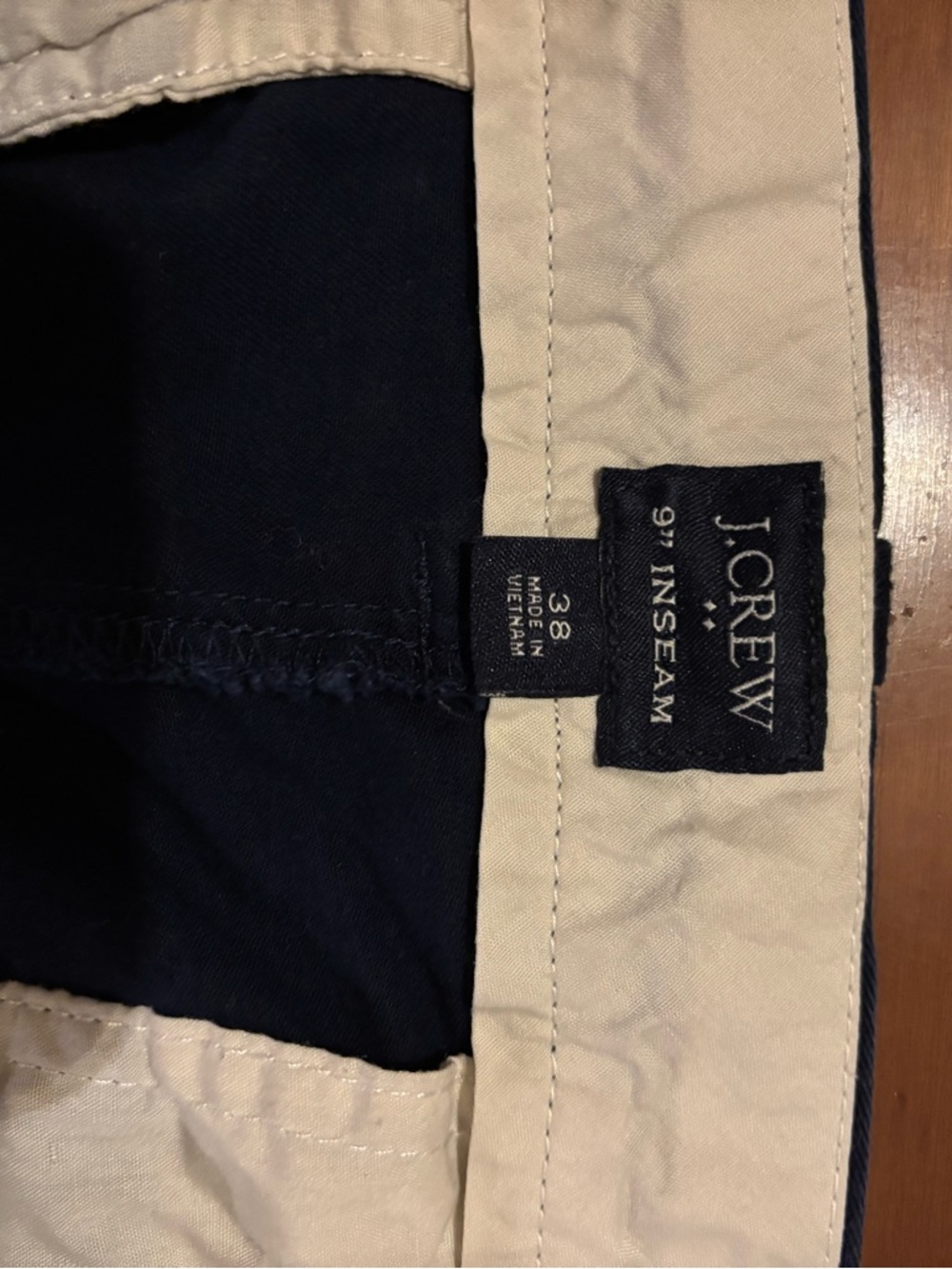 J. Crew Men’s Flat Front Shorts in Navy